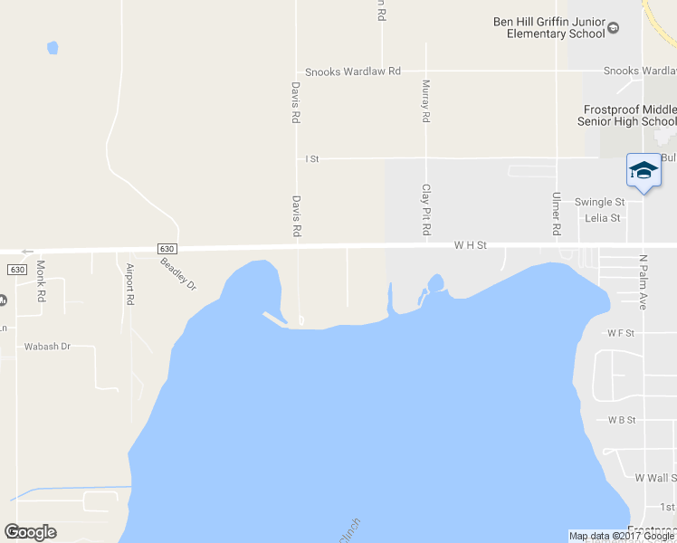 map of restaurants, bars, coffee shops, grocery stores, and more near 8 Fort Clinch Heights Road in Frostproof