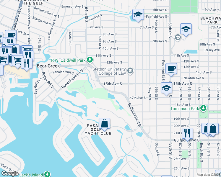 map of restaurants, bars, coffee shops, grocery stores, and more near in South Pasadena