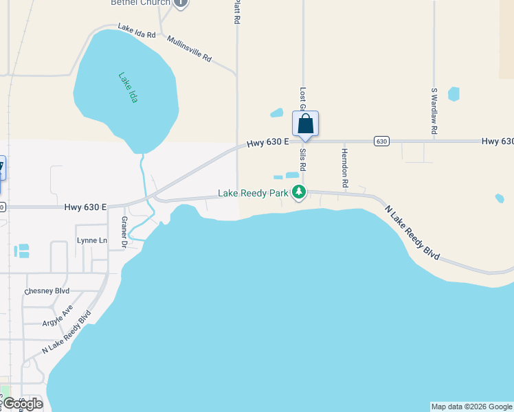 map of restaurants, bars, coffee shops, grocery stores, and more near 843 North Lake Reedy Boulevard in Frostproof