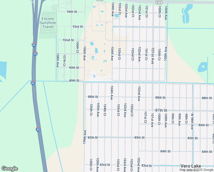 map of restaurants, bars, coffee shops, grocery stores, and more near 8875 104th Court in Vero Beach