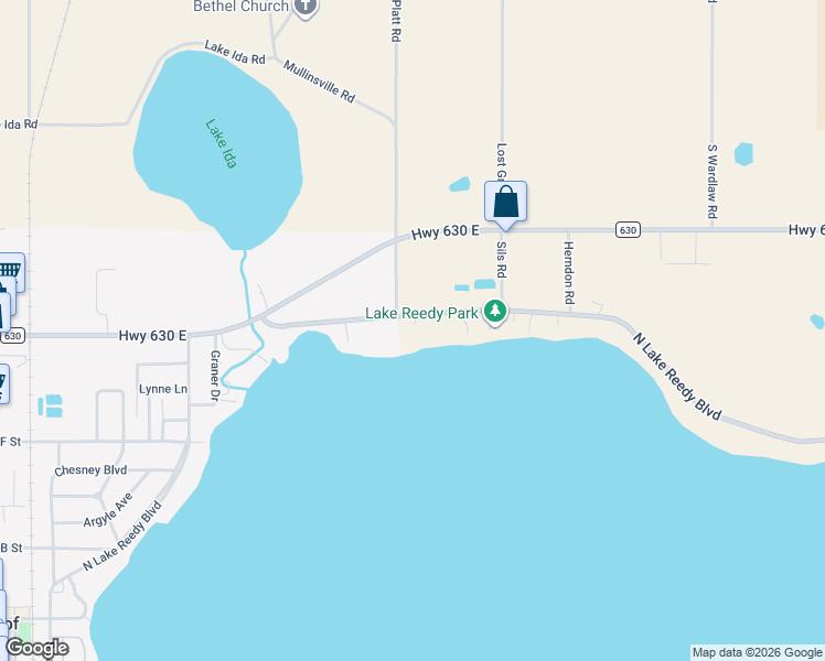 map of restaurants, bars, coffee shops, grocery stores, and more near 843 North Lake Reedy Boulevard in Frostproof