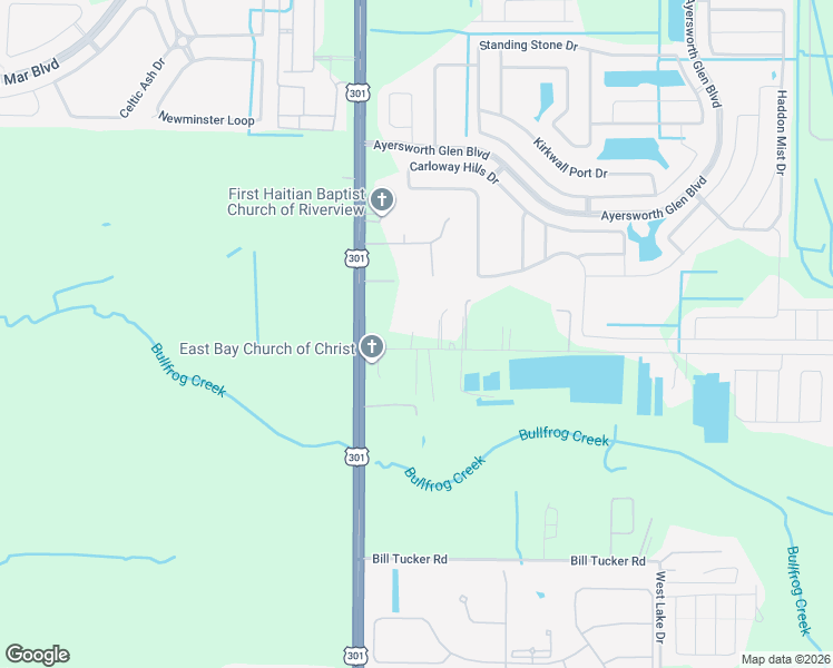 map of restaurants, bars, coffee shops, grocery stores, and more near 10510 Sumner Road in Wimauma