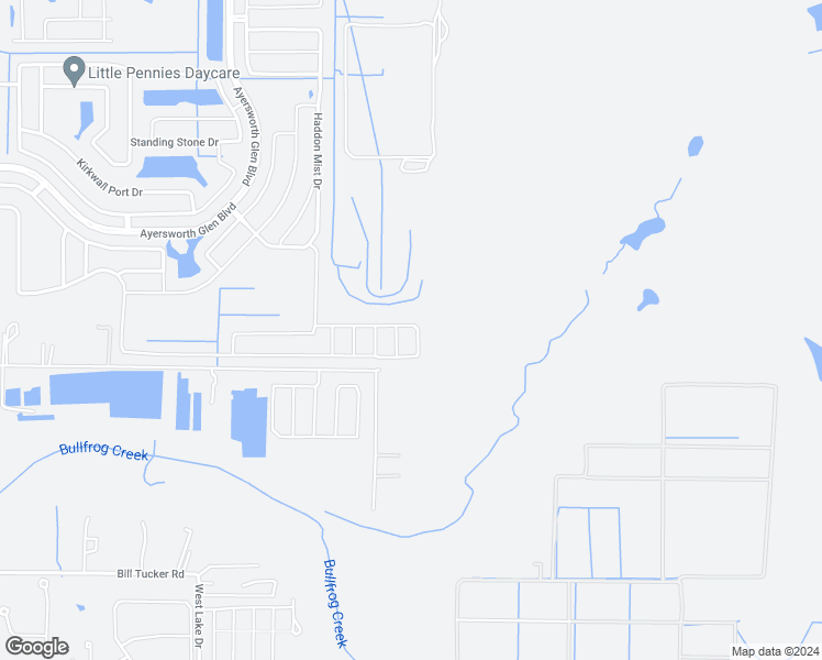 map of restaurants, bars, coffee shops, grocery stores, and more near 10115 Carloway Hills Drive in Wimauma