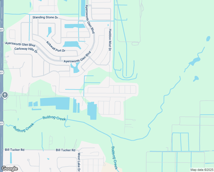 map of restaurants, bars, coffee shops, grocery stores, and more near 14809 Crescent Rock Drive in Wimauma
