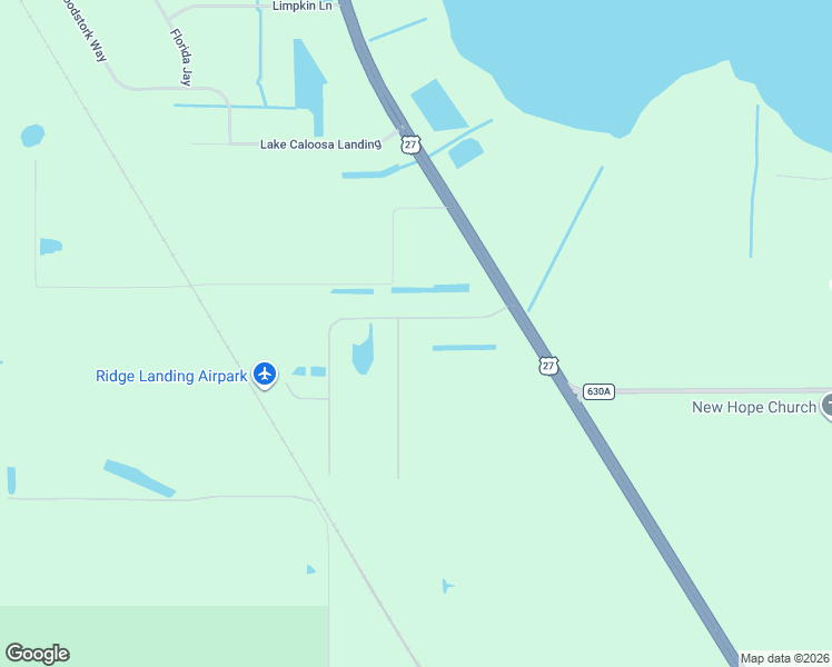 map of restaurants, bars, coffee shops, grocery stores, and more near 4554 Wright Bros Road in Frostproof