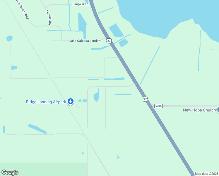 map of restaurants, bars, coffee shops, grocery stores, and more near 4554 Wright Brothers Road in Frostproof