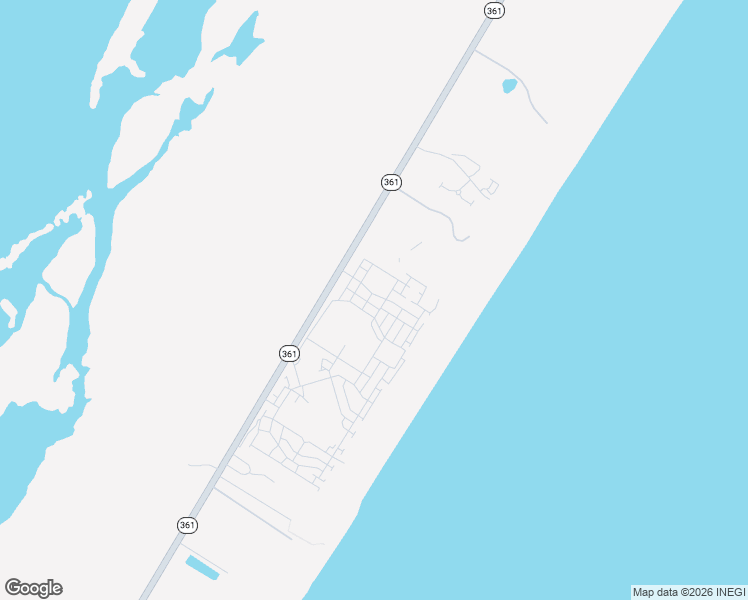 map of restaurants, bars, coffee shops, grocery stores, and more near 5601 Texas 361 in Port Aransas