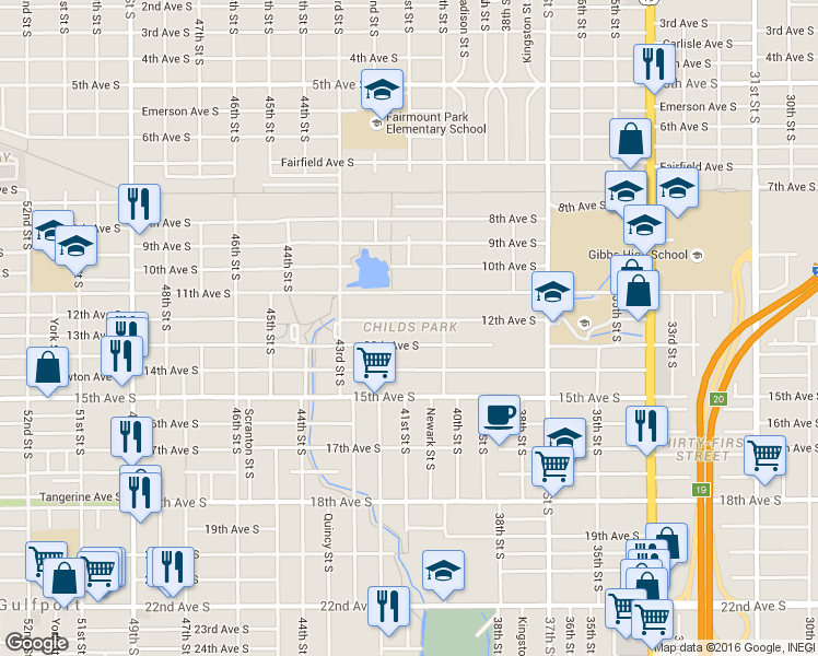 map of restaurants, bars, coffee shops, grocery stores, and more near in St. Petersburg
