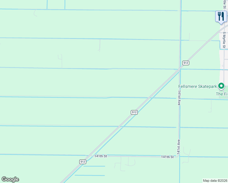 map of restaurants, bars, coffee shops, grocery stores, and more near 14650 89th Street in Fellsmere