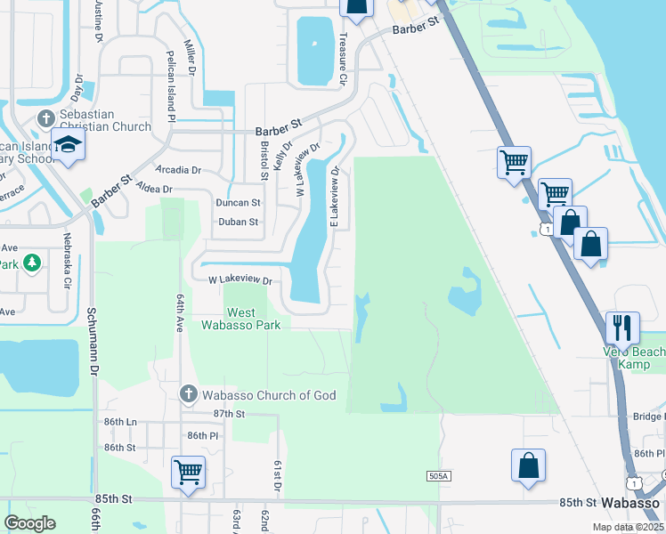 map of restaurants, bars, coffee shops, grocery stores, and more near Limerick Court in Sebastian