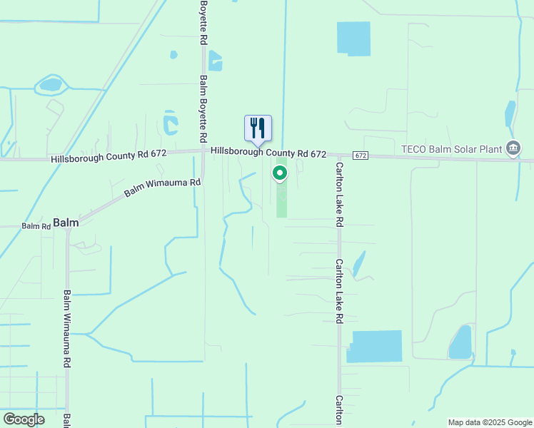 map of restaurants, bars, coffee shops, grocery stores, and more near 14865 Massey Acres Drive in Wimauma