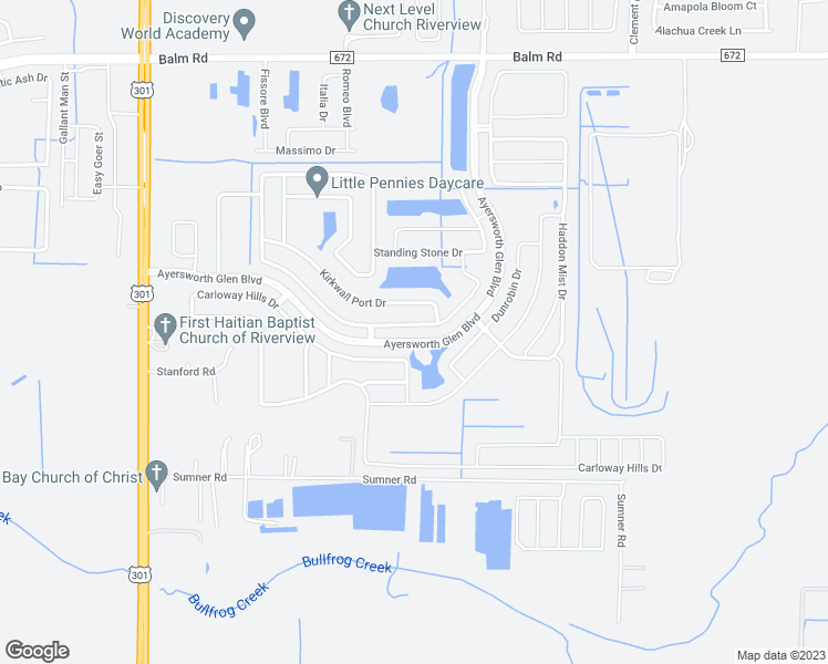 map of restaurants, bars, coffee shops, grocery stores, and more near 10921 Standing Stone Drive in Wimauma