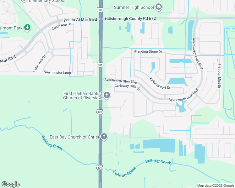 map of restaurants, bars, coffee shops, grocery stores, and more near 10613 Stanford Road in Wimauma
