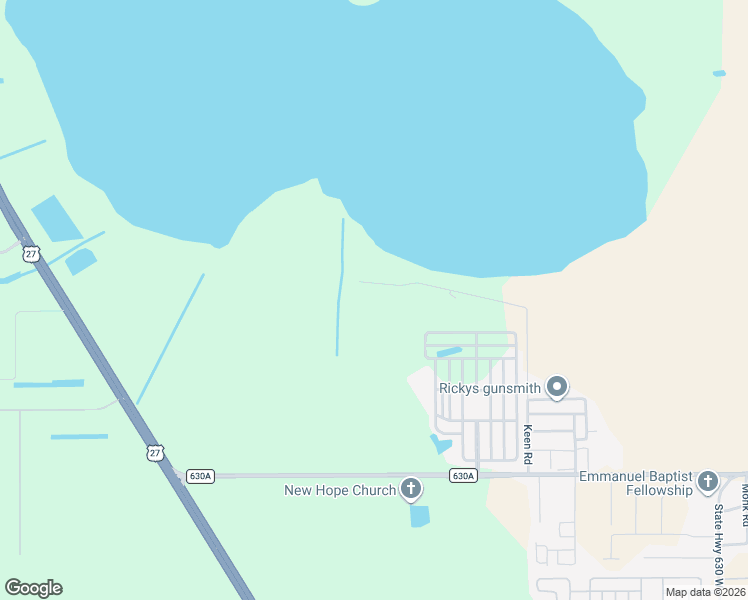 map of restaurants, bars, coffee shops, grocery stores, and more near 915 Keen Road in Frostproof