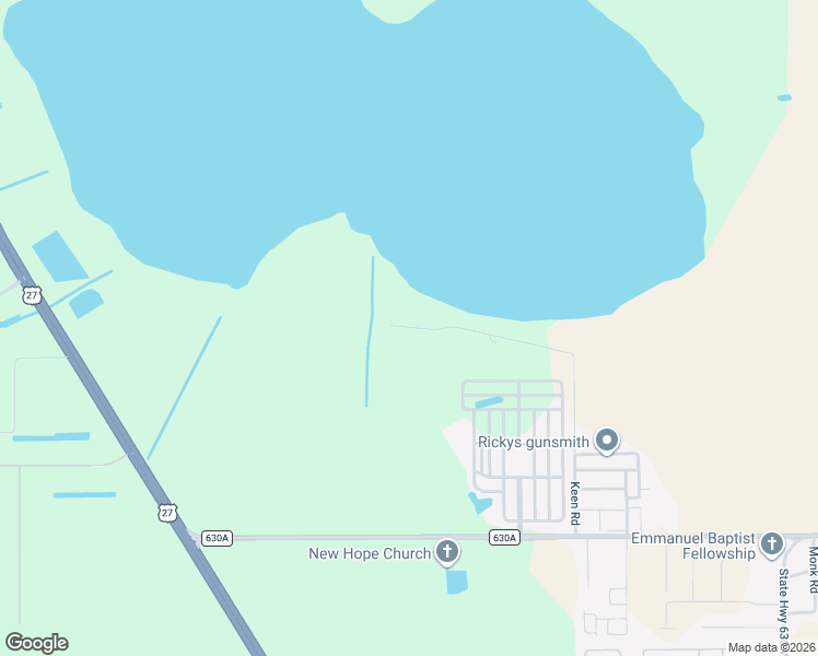 map of restaurants, bars, coffee shops, grocery stores, and more near 915 Keen Road in Frostproof