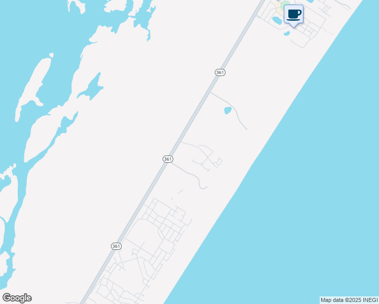 map of restaurants, bars, coffee shops, grocery stores, and more near 5495 Texas 361 in Port Aransas