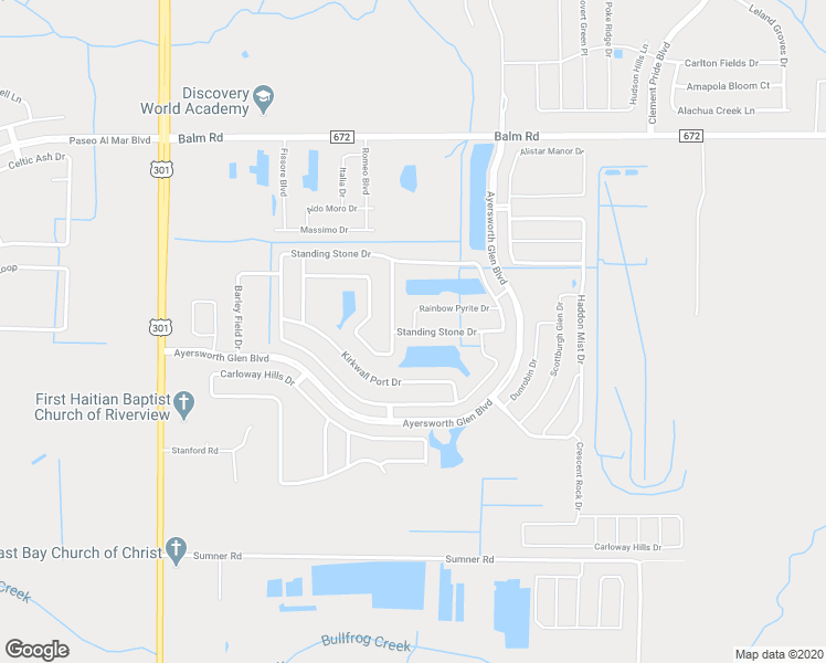 map of restaurants, bars, coffee shops, grocery stores, and more near 10553 Standing Stone Drive in Wimauma