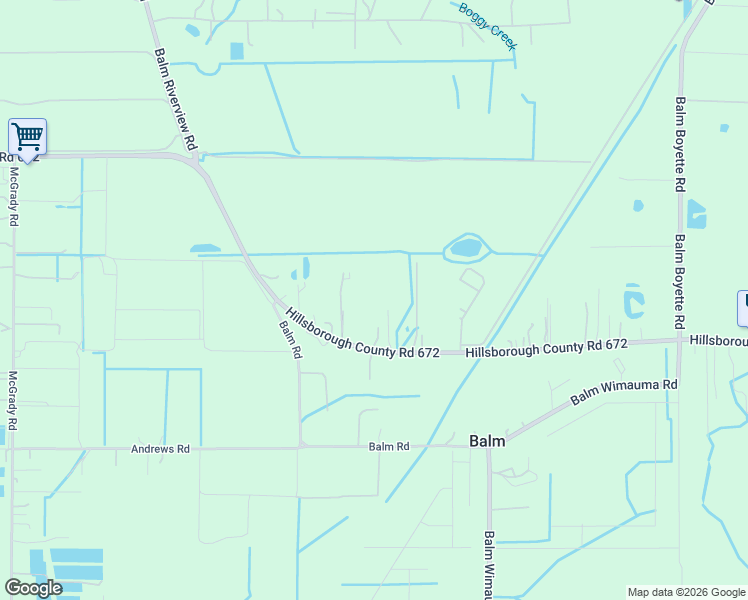 map of restaurants, bars, coffee shops, grocery stores, and more near 14822 Juntunen Acres Lane in Riverview