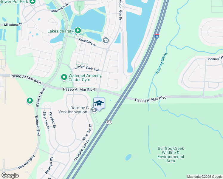 map of restaurants, bars, coffee shops, grocery stores, and more near 6214 Colmar Place in Apollo Beach