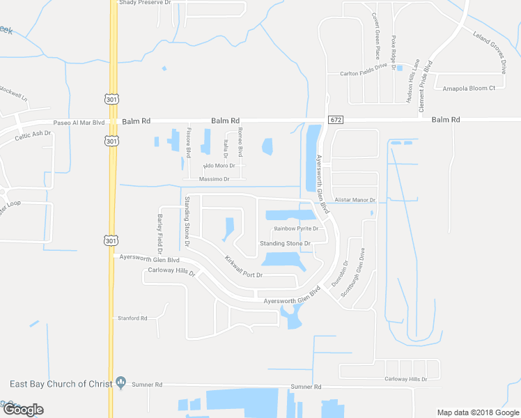 map of restaurants, bars, coffee shops, grocery stores, and more near 14208 Edinburgh Moor Drive in Wimauma