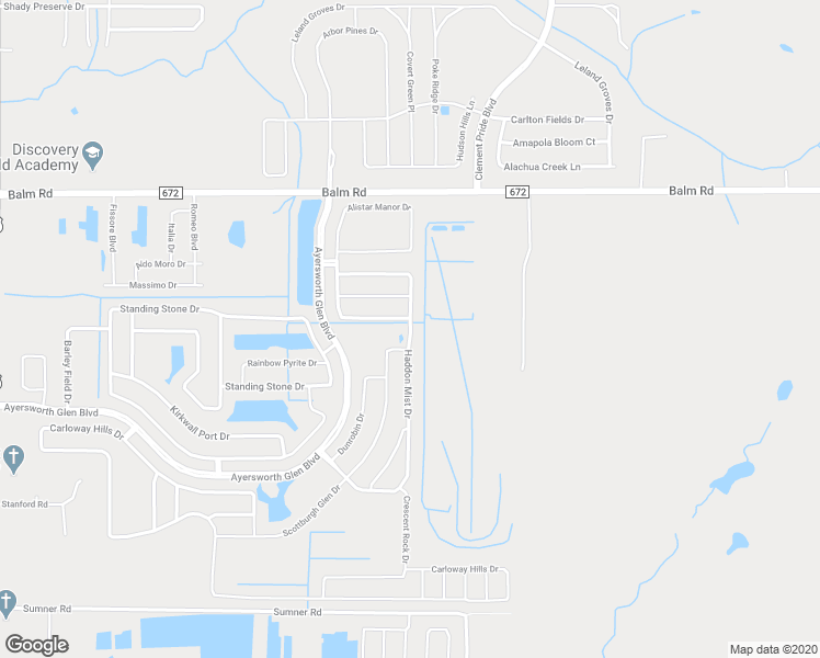 map of restaurants, bars, coffee shops, grocery stores, and more near 14522 Haddon Mist Drive in Wimauma