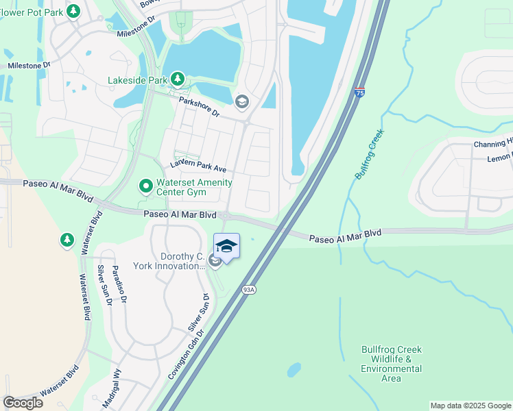 map of restaurants, bars, coffee shops, grocery stores, and more near 6214 Colmar Place in Apollo Beach