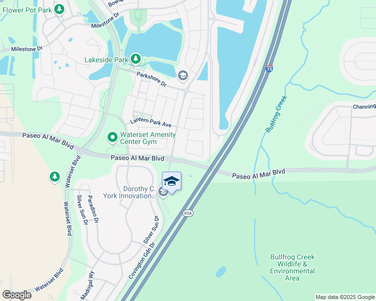 map of restaurants, bars, coffee shops, grocery stores, and more near 6214 Colmar Place in Apollo Beach