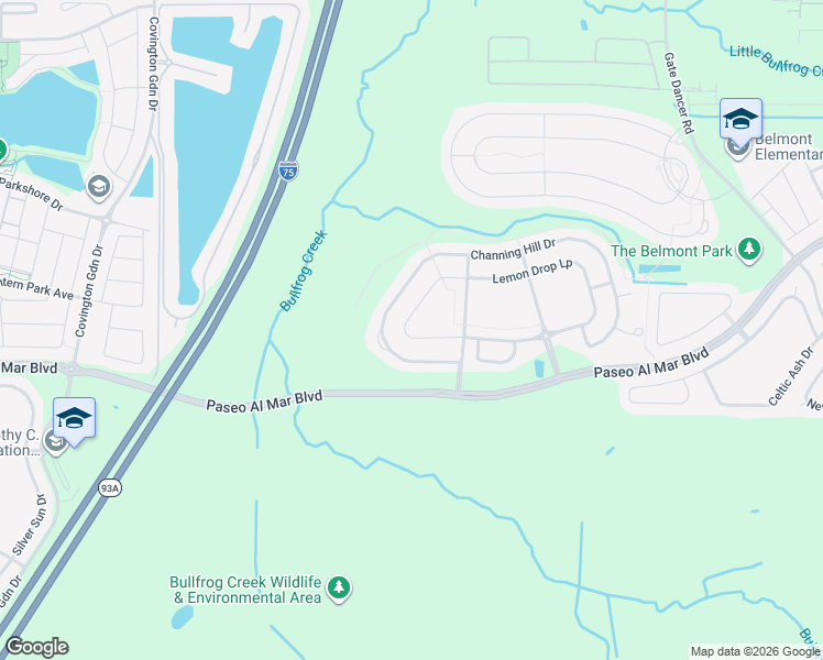 map of restaurants, bars, coffee shops, grocery stores, and more near 9411 Lemon Drop Loop in Sun City Center