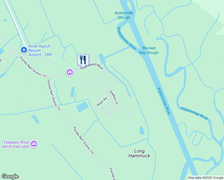 map of restaurants, bars, coffee shops, grocery stores, and more near 280 Foal Drive in Lake Wales