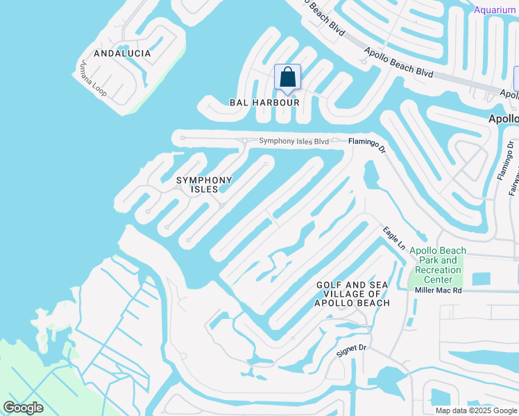 map of restaurants, bars, coffee shops, grocery stores, and more near 901 Chipaway Drive in Apollo Beach