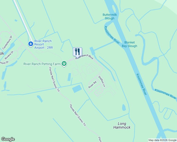 map of restaurants, bars, coffee shops, grocery stores, and more near 320 Gator Alley in Lake Wales