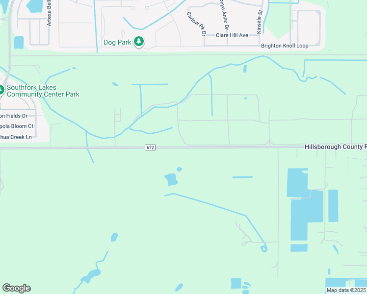 map of restaurants, bars, coffee shops, grocery stores, and more near 12113-12119 Balm Road in Riverview