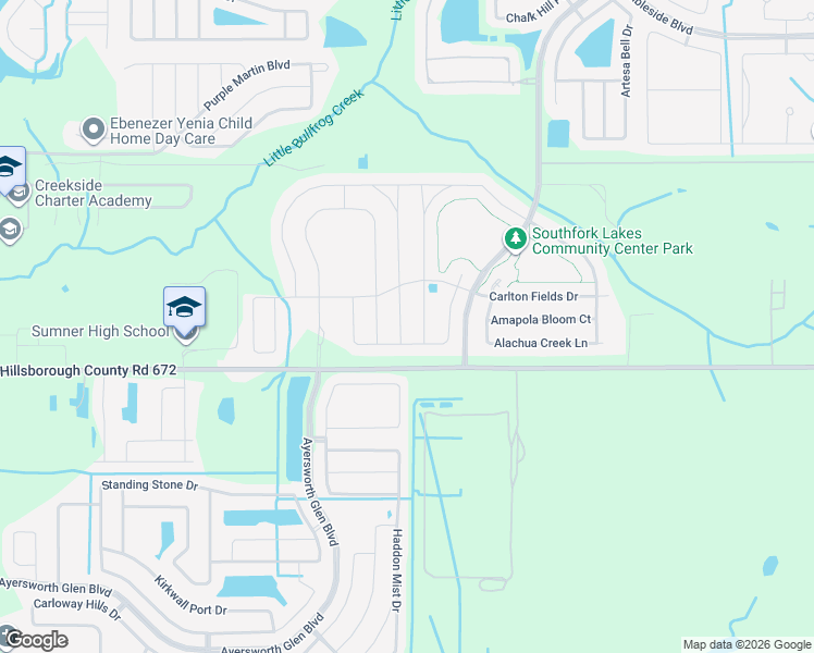map of restaurants, bars, coffee shops, grocery stores, and more near 14234 Covert Green Place in Riverview