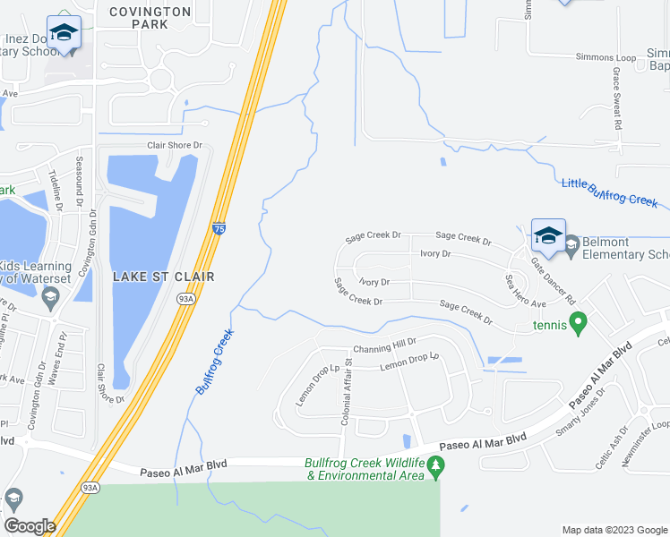 map of restaurants, bars, coffee shops, grocery stores, and more near 9652 Sage Creek Drive in Riverview