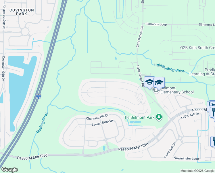 map of restaurants, bars, coffee shops, grocery stores, and more near 9702 Ivory Drive in Riverview