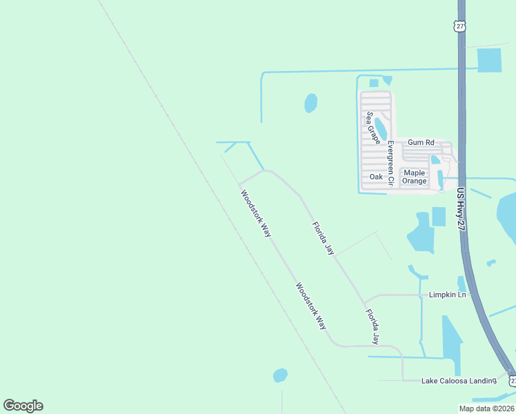 map of restaurants, bars, coffee shops, grocery stores, and more near 188 Woodstork Way in Frostproof