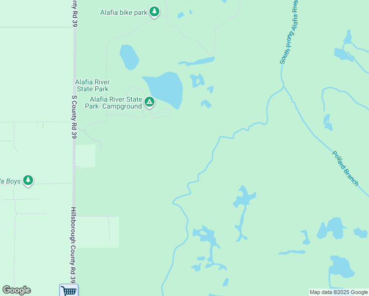 map of restaurants, bars, coffee shops, grocery stores, and more near Unnamed Road in Lithia
