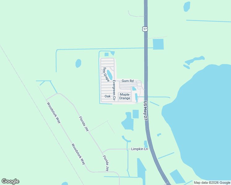 map of restaurants, bars, coffee shops, grocery stores, and more near 10400 U.S. 27 in Frostproof
