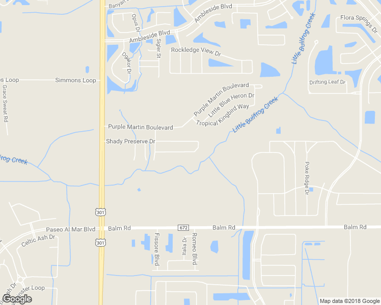 map of restaurants, bars, coffee shops, grocery stores, and more near 10712 Shady Preserve Drive in Riverview