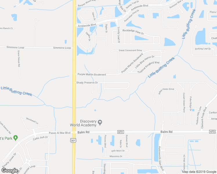 map of restaurants, bars, coffee shops, grocery stores, and more near 10743 Shady Preserve Drive in Riverview