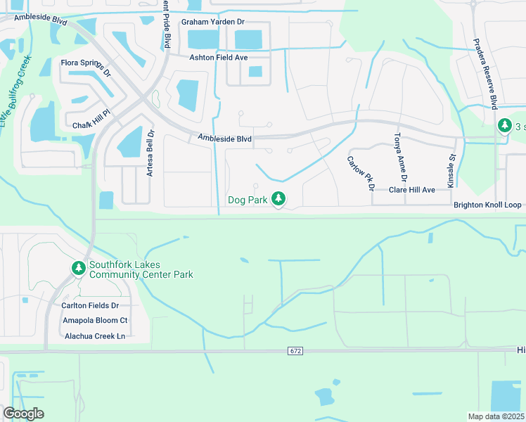 map of restaurants, bars, coffee shops, grocery stores, and more near 11629 Brighton Knoll Loop in Riverview