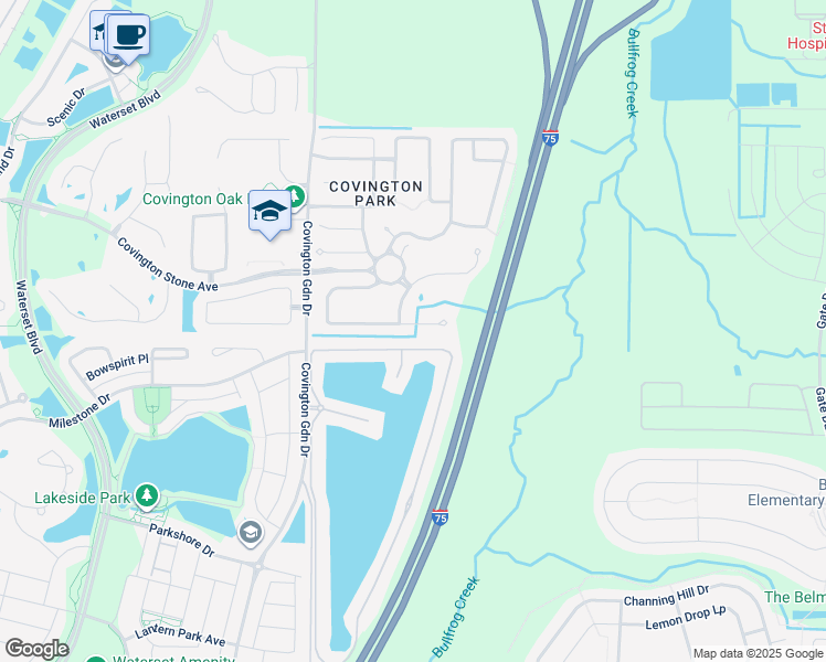 map of restaurants, bars, coffee shops, grocery stores, and more near 7712 Nottinghill Sky Drive in Apollo Beach