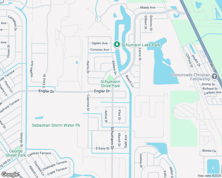 map of restaurants, bars, coffee shops, grocery stores, and more near in Sebastian