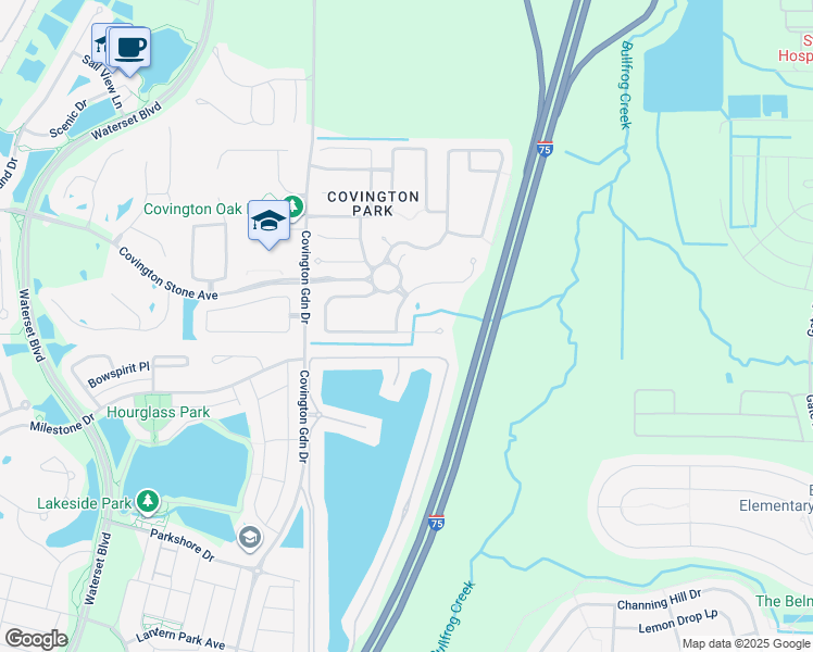 map of restaurants, bars, coffee shops, grocery stores, and more near 7704 Nottinghill Sky Drive in Apollo Beach