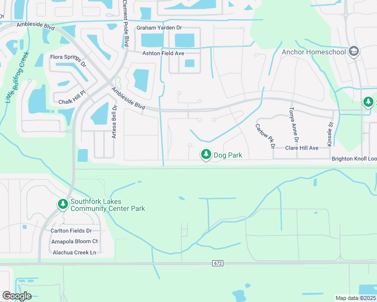 map of restaurants, bars, coffee shops, grocery stores, and more near Windy Knoll Drive in Riverview