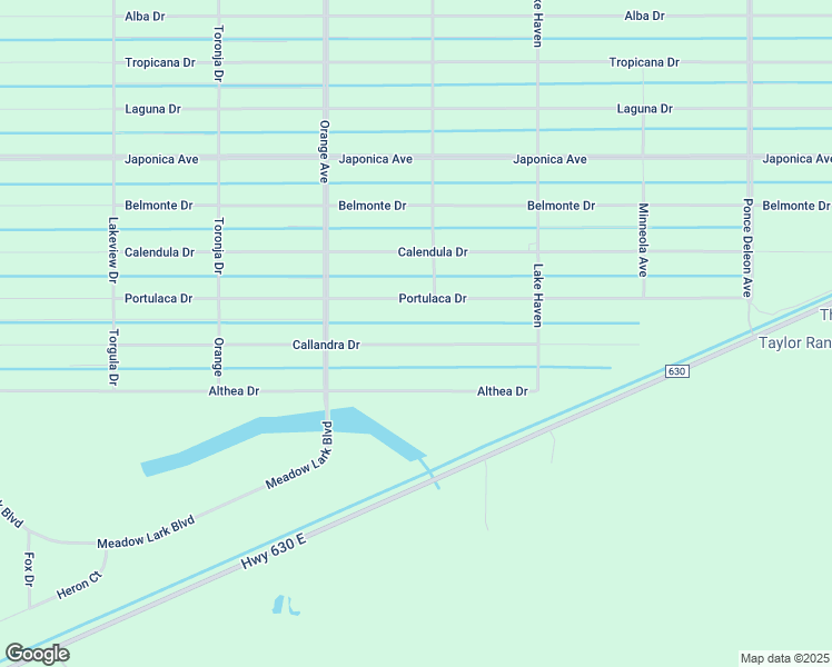 map of restaurants, bars, coffee shops, grocery stores, and more near 704 Callandra Drive in Indian Lake Estates