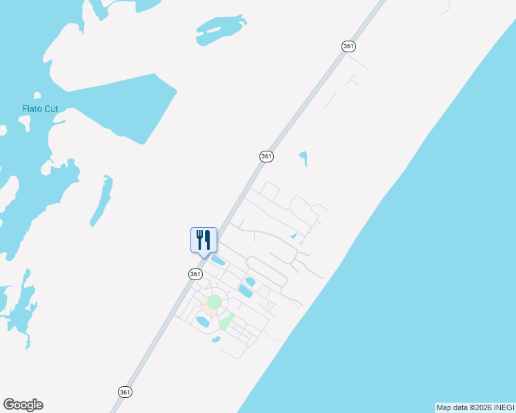 map of restaurants, bars, coffee shops, grocery stores, and more near 4780 Captiva Lane in Port Aransas