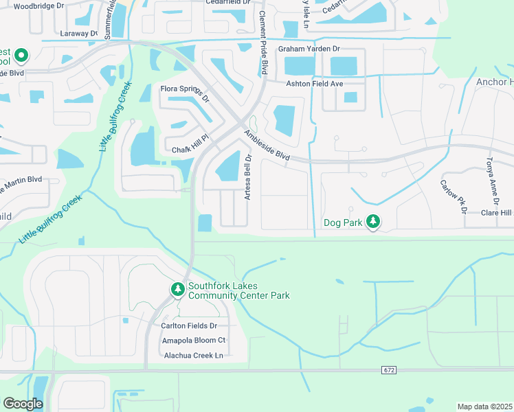 map of restaurants, bars, coffee shops, grocery stores, and more near 13659 Artesa Bell Drive in Riverview
