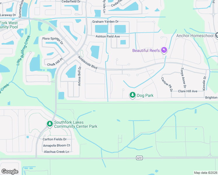 map of restaurants, bars, coffee shops, grocery stores, and more near 13931 Felix Will Road in Riverview