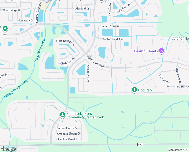 map of restaurants, bars, coffee shops, grocery stores, and more near 11438 Brighton Knoll Loop in Riverview
